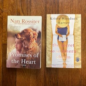 2 books - The Secret to Southern Charm and Promises of the Heart